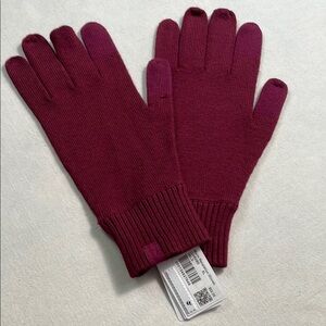 Lululemon Warm Revelation Gloves Deep Luxe Size XL NWT